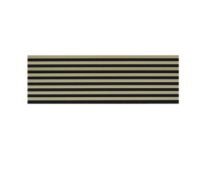 Wooden wall panel 2700 x 400mm (Black - Olive green)